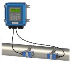 Wall-mounted ultrasonic flowmeter clamp-on sensor Wall-mounted ultrasonic flowmeter clamp-on sensor